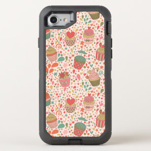 Sweet pattern OtterBox defender iPhone SE/8/7 case
