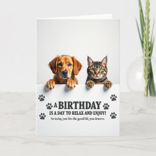 Sweet Paws Birthday Card