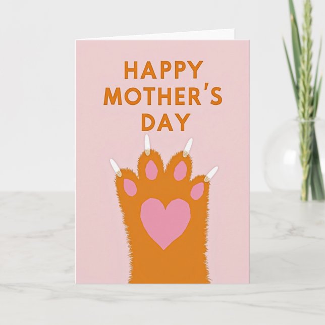 Sweet Paws Mothers Day Card (Front)