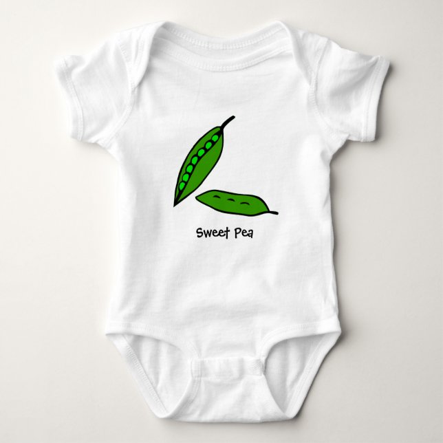 Sweet Pea Baby Bodysuit (Front)