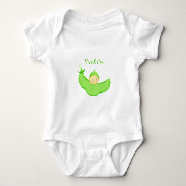 Sweet Pea Baby Bodysuit (Front)