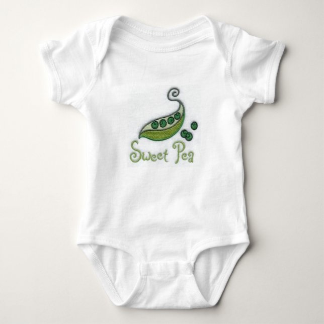 Sweet Pea Baby Bodysuit (Front)