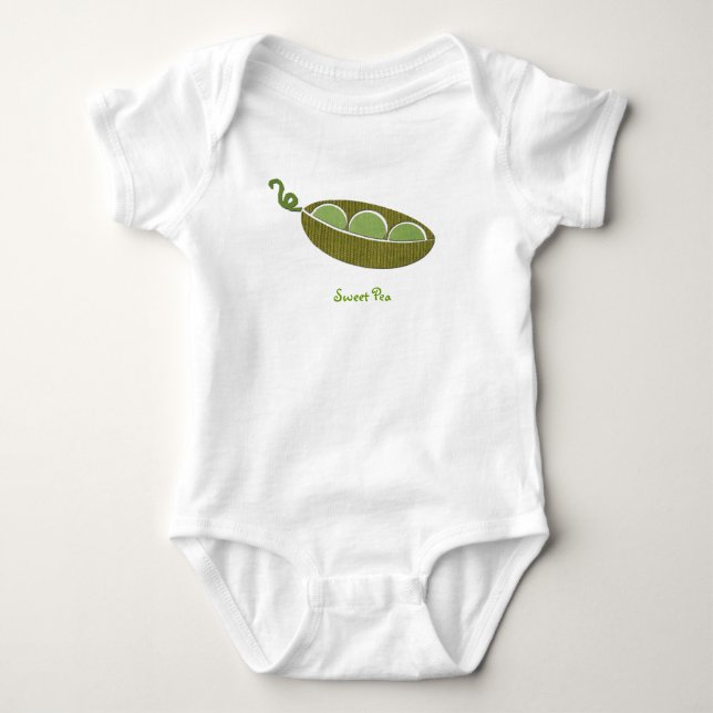 Sweet Pea Baby Bodysuit (Front)