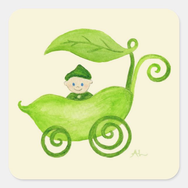 Sweet Pea Baby Boy stickers (Front)
