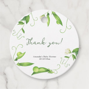 Sweet Pea Baby Shower Thank you Favor Tags