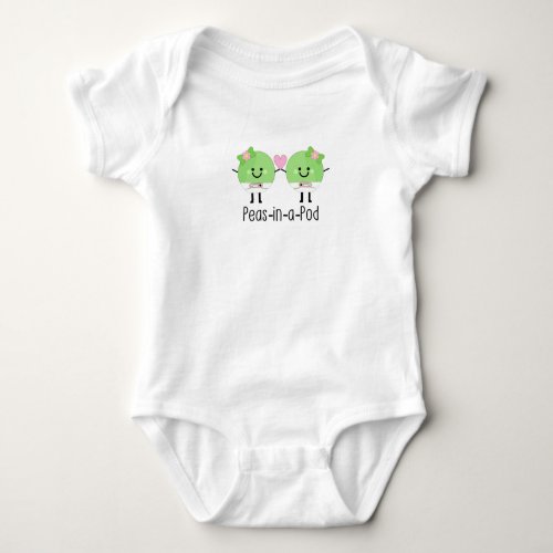 Sweet Pea Baby Twin Girls Baby Bodysuit