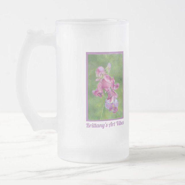 Sweet Pea Beer Mug (Left)