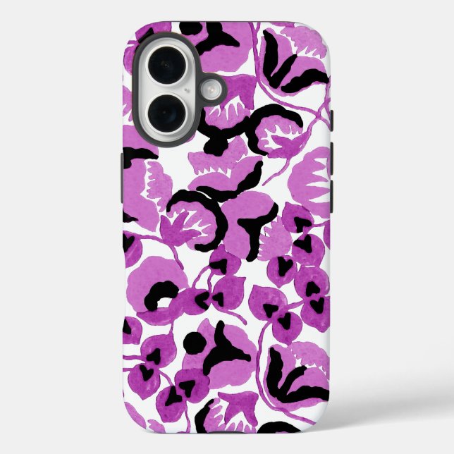 Sweet Pea (Berry) Fine Art Case-Mate iPhone Case (Back)