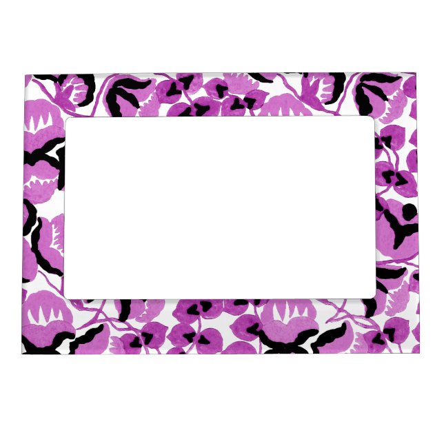 Sweet Pea (Berry) Fine Art Magnetic Frame (Front)