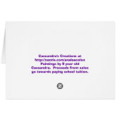 Sweet Pea Blossom and Butterfly (Back Horizontal)