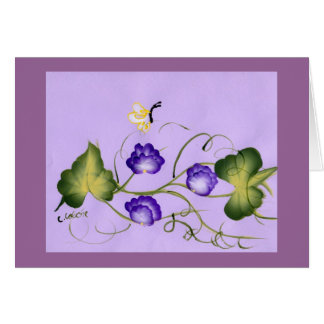Sweet Pea Blossom and Butterfly Cards