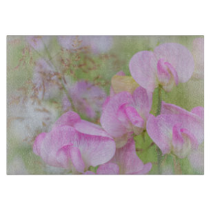 Sweet Pea Blossoms   Seabeck, WA Cutting Board