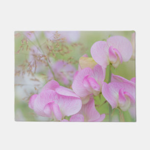 Sweet Pea Blossoms   Seabeck, WA Doormat
