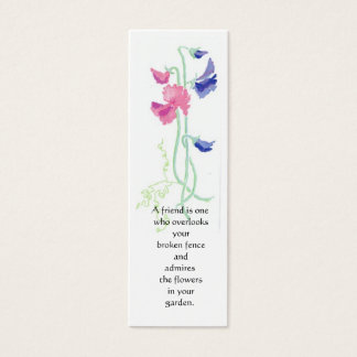 Sweet Pea Bookmark