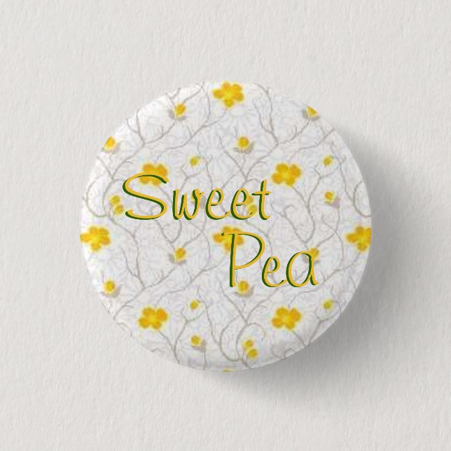 Sweet Pea Button (Front)