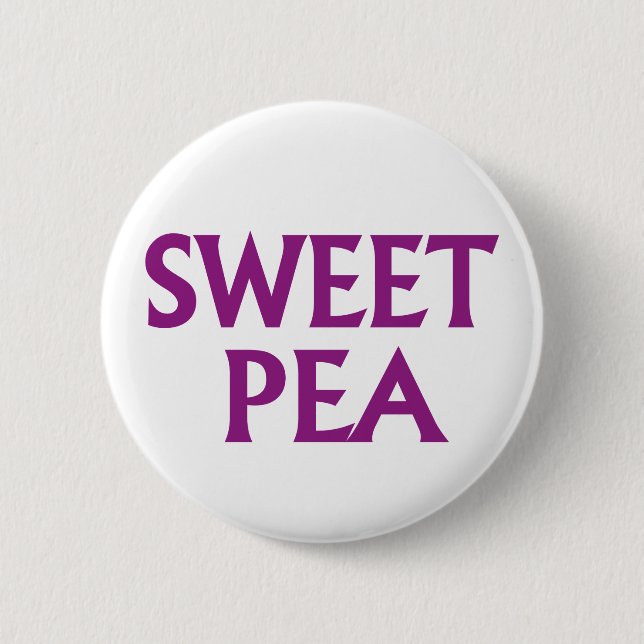 Sweet Pea Button (Front)