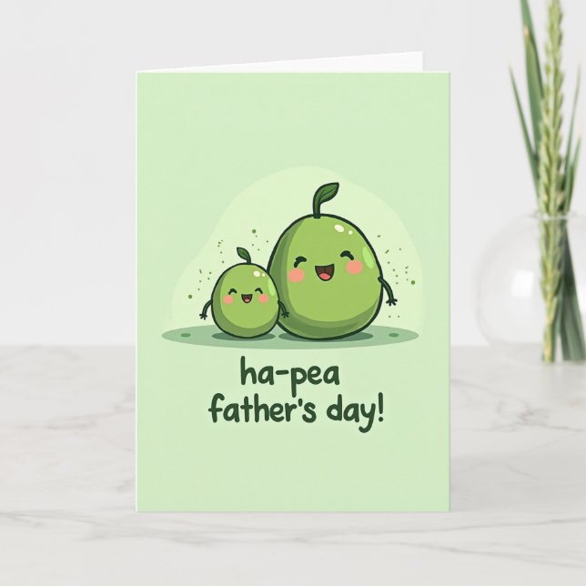 Sweet Pea Fathers Day Art Card (Front)