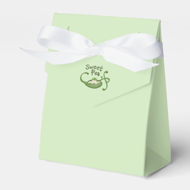 Sweet Pea Favor Boxes (Front Side)