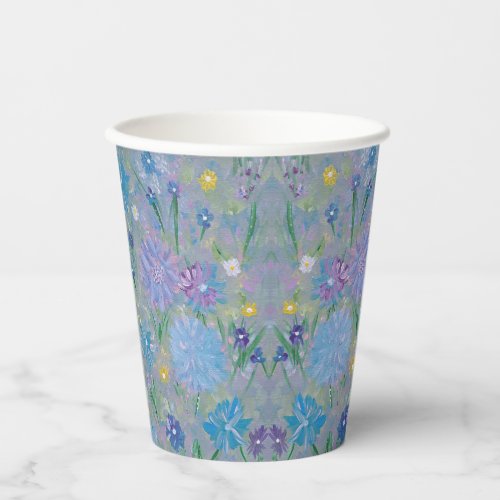 Sweet Pea Floral Paper Cups