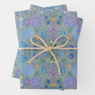 Sweet Pea Floral Wrapping Paper