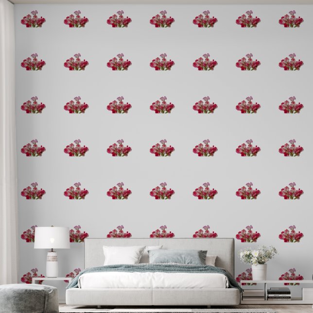 Sweet Pea Flowers Wallpaper (Bedroom)