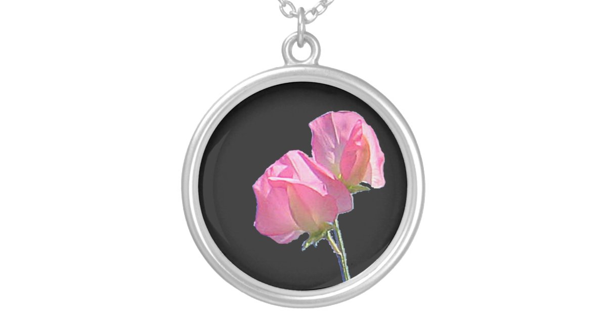 Sweet Pea Gift Necklace | Zazzle