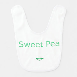 Sweet Pea Green Pod Baby Bib