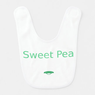 Sweet Pea Green Pod Baby Bib