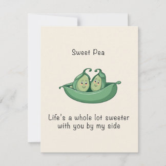 Sweet Pea Holiday Card