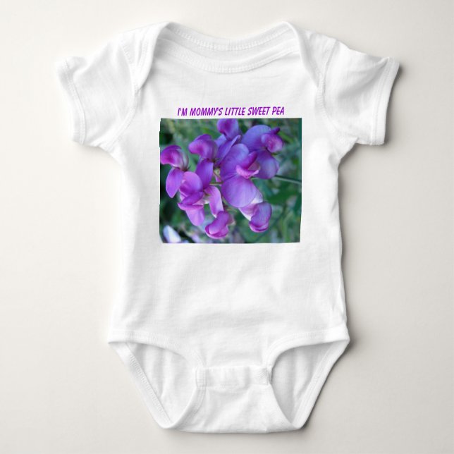 Sweet Pea, I'm Mommy's Little Sweet Pea Baby Bodysuit (Front)