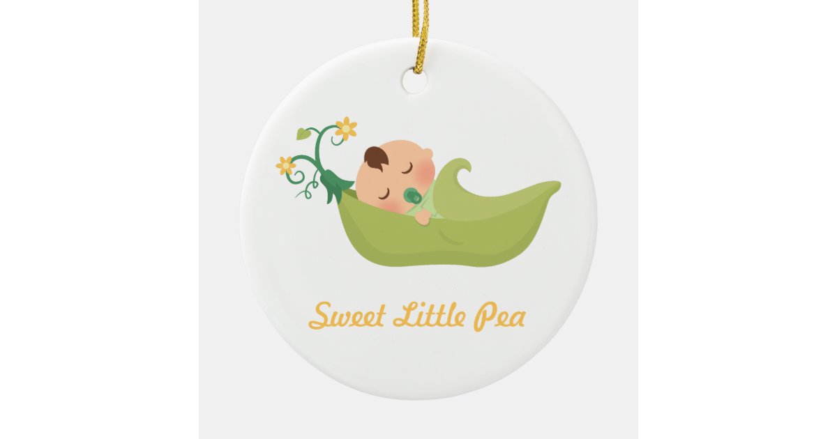Sweet Pea In A Pod Baby Boy Nursery Room Decor Ceramic Pod Baby Boy Nursery Room Decor