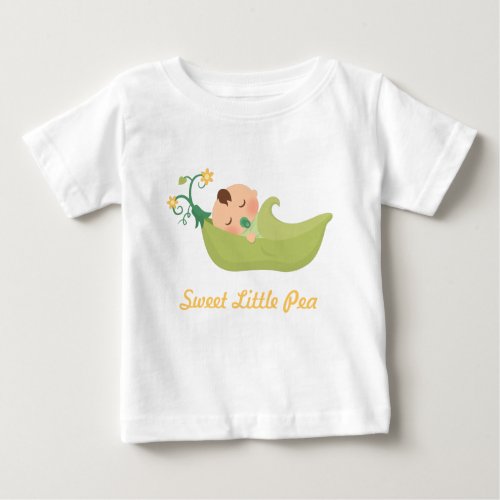Sweet Pea in a Pod For Baby Boy Baby T_Shirt
