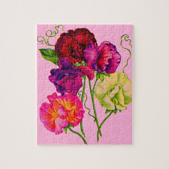 sweet pea jigsaw puzzle (Vertical)