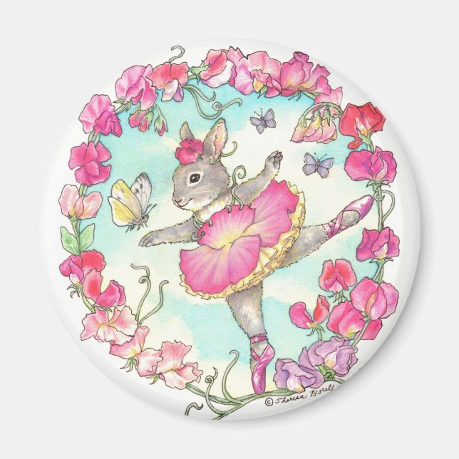 Sweet Pea Magnet (Front)