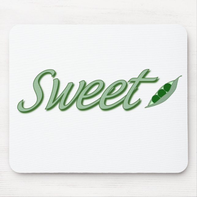 Sweet Pea Mouse Pad (Front)