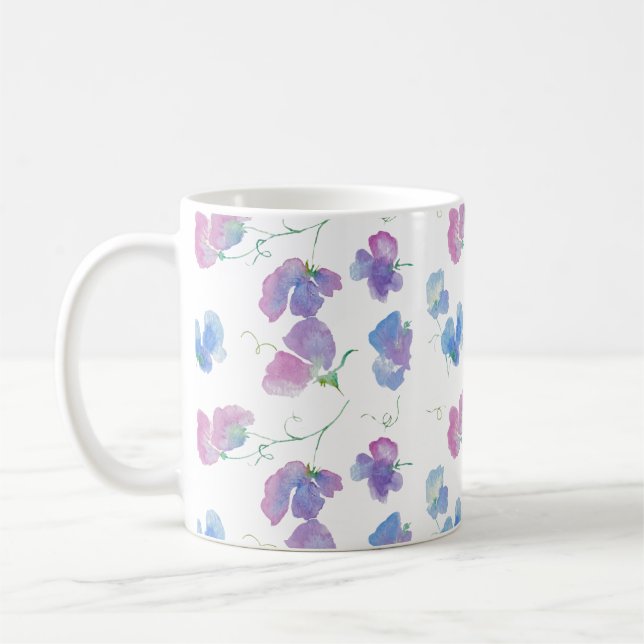 Sweet Pea Mug III (Left)