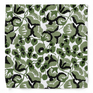 Sweet Pea (Olive) Fine Art Bandana