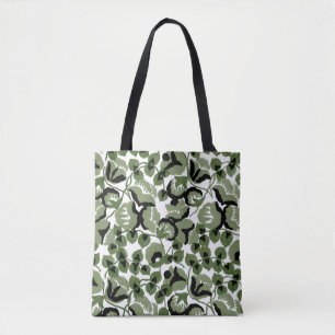 Sweet Pea (Olive) Fine Art Tote Bag