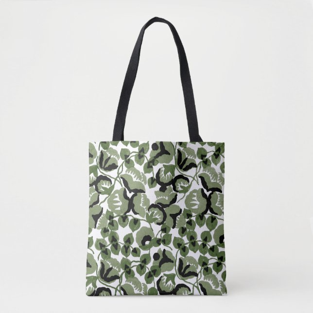 Sweet Pea (Olive) Fine Art Tote Bag (Front)