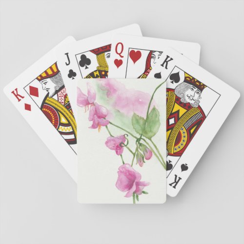 Sweet Pea Playing Cards