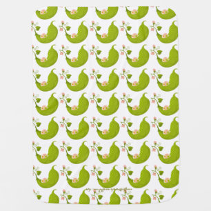 "Sweet Pea" Receiving Blanket