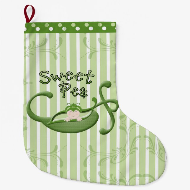 Sweet Pea Stocking (Front)