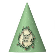 Sweet Pea Tea Birthday –Green Polka-Dot