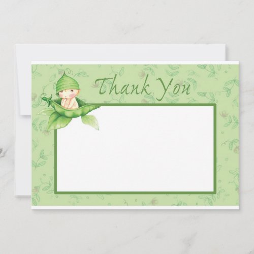 Sweet Pea Thank You Card