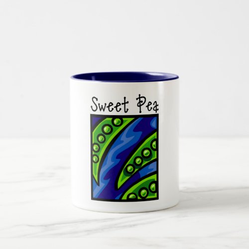 Sweet Pea Two_Tone Coffee Mug