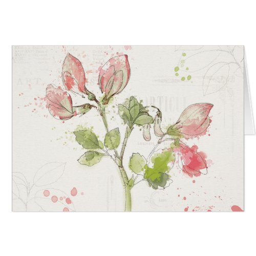 Sweet Pea watercolor