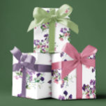 Sweet Pea Wrapping Paper Flat Sheet Set of 3<br><div class="desc">Sweet Pea's vibe adds lots of luxury,  friendship,  and beauty into our lives and is perfect for any special occasion!</div>