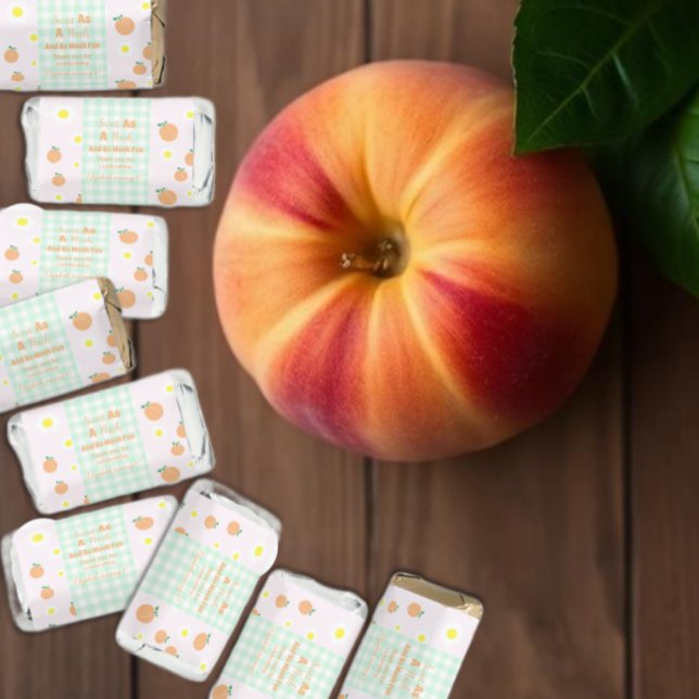 Sweet Peach 1st Birthday Hershey's Miniatures (Creator Uploaded)