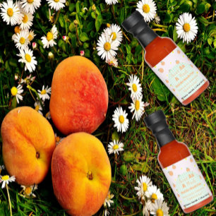 Sweet Peach 1st Birthday Hot Sauces