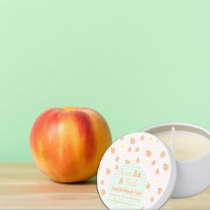 Sweet Peach 1st Birthday Mini Candle Favors